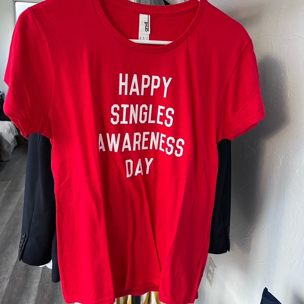 Anvil Red Singles Awareness Day Tee